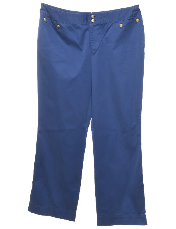 Ralph Lauren Navy Trousers - W39 L32 Cozy Women's Winter