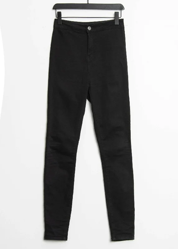 Women's Plain Skinny Jeans,Black Modern Women's 