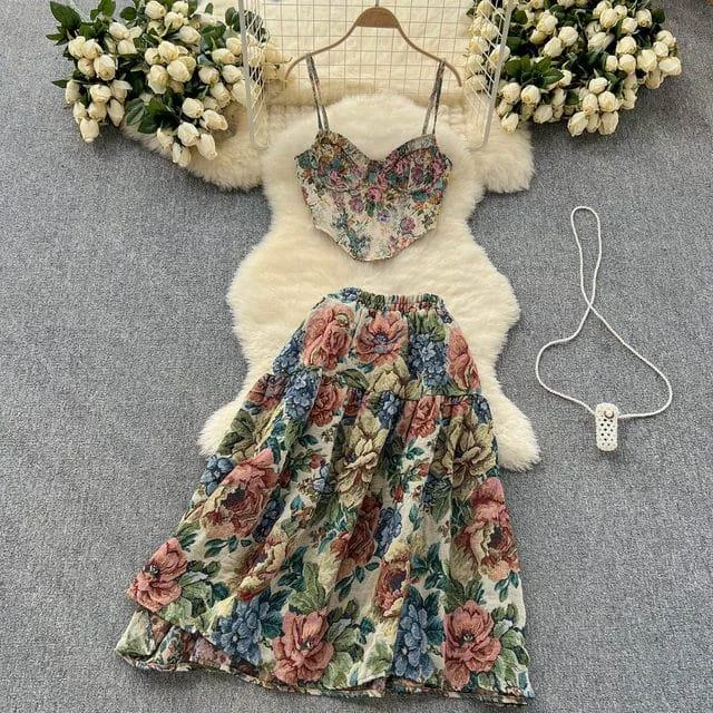 Taisiya Vintage Coord Set Cashmere