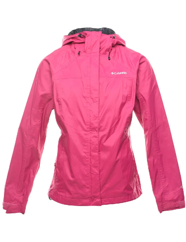 Pink Columbia Jacket - M Hip Women's Retro