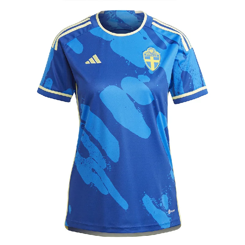 adidas - Women's Sweden 23 Away Jersey (HT7142) Hip Women's Retro