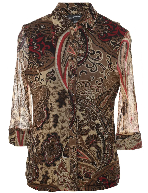 Paisley Shirt - S Bohemian Women's Free