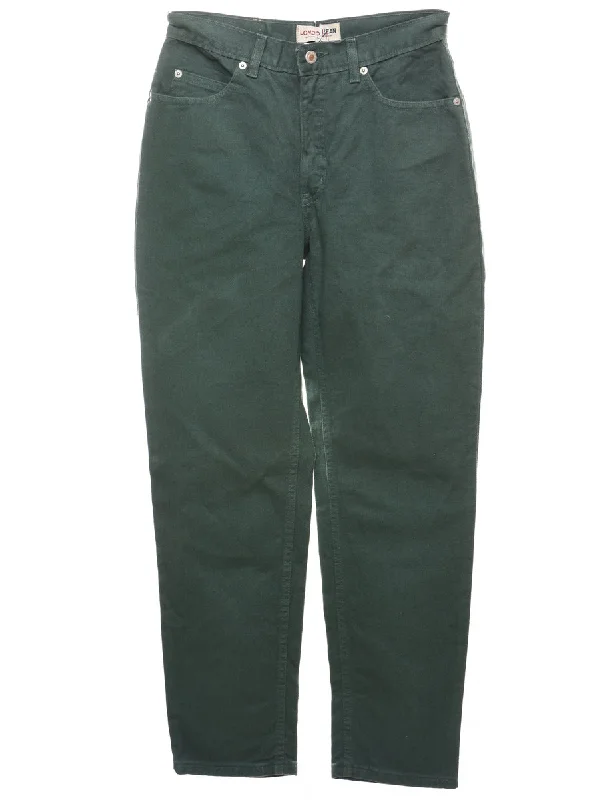Dark Green Tapered Jeans - W28 L28 Refined Women's 