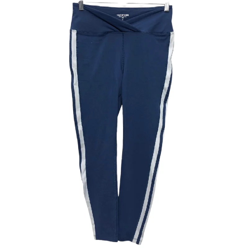 Athletic Leggings By Year Of Ours In Blue, Size: M Laid - back Women's Vibe