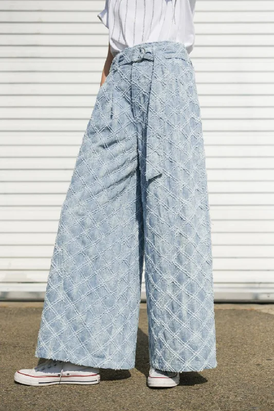 UNFOLDING CHAPTER DENIM PANTS Earthy Women's Hemp - based