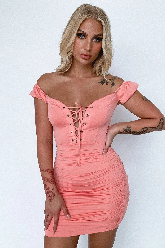 Ariana Dress - Pink Sustainable Organic