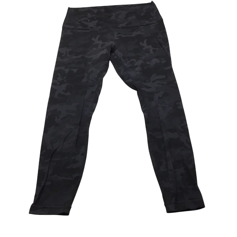 Athletic Leggings Capris By Lululemon In Camouflage Print, Size: 12 Relaxed Women's Beachy