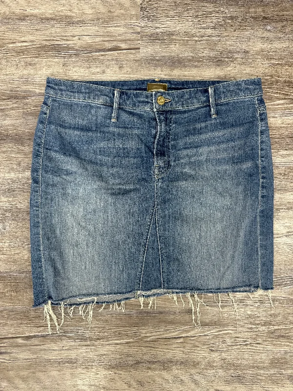 Skirt Mini & Short By Mother Jeans In Blue Denim, Size: 10 Hip Women's Urban