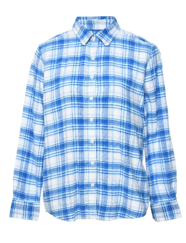 Land's End Checked Shirt - L performance