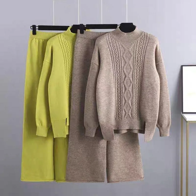 Gerika Woolen Coord Set Trendy Women's 