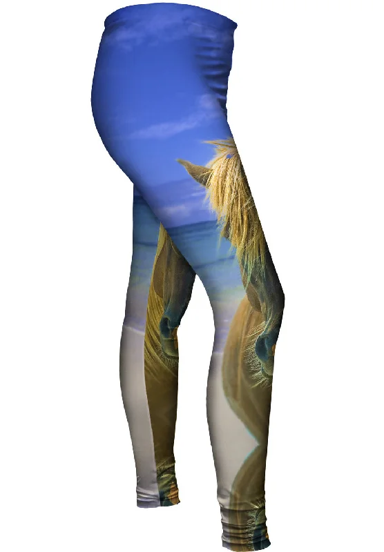 Sand Swept Beach Horse Trendy Women's Oversized