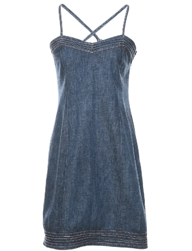 Medium Wash Denim Dress - S French