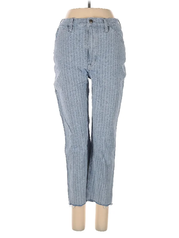 Mid-Rise Straight-leg Jeans Streetwear Style for 