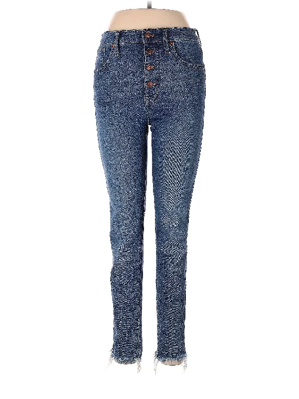 High-Rise Skinny Jeans in Medium Wash Hip Women's Urban