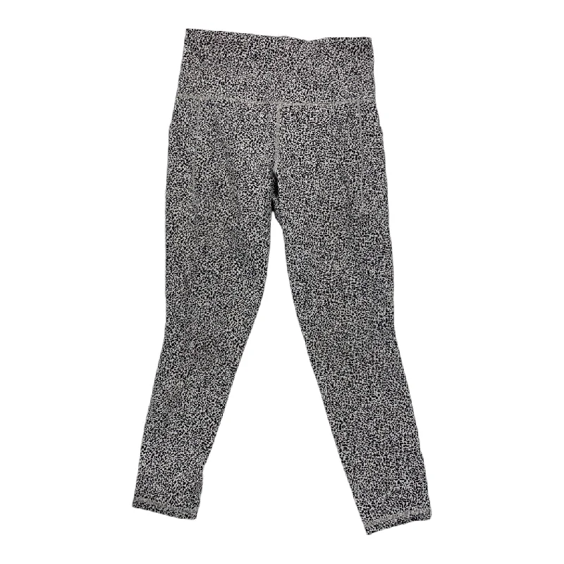 Athletic Leggings By Athleta In Black & White, Size: S British Gentlewoman Style