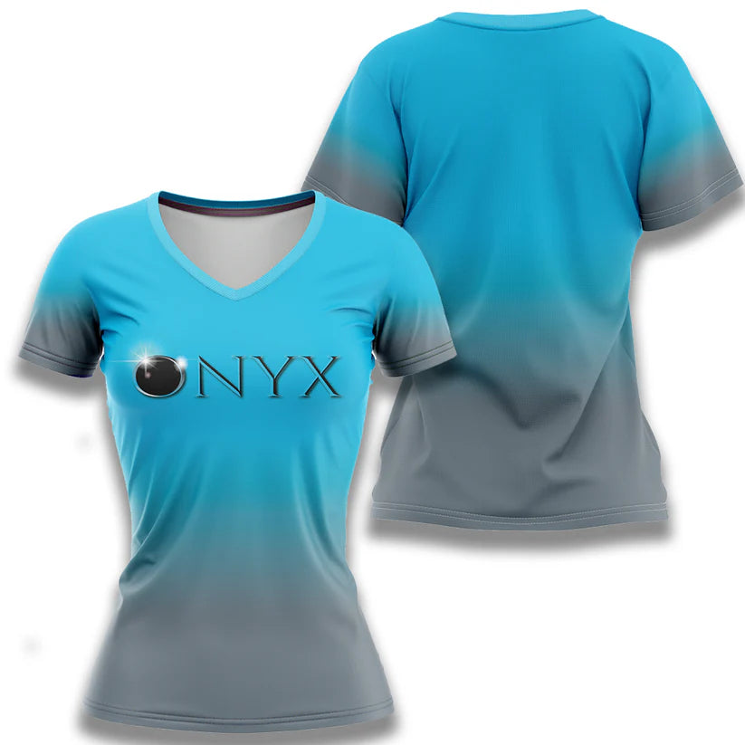 Onyx Womens Jersey – Onyx Teal Fade Charcoal Sophisticated Women's Tailored