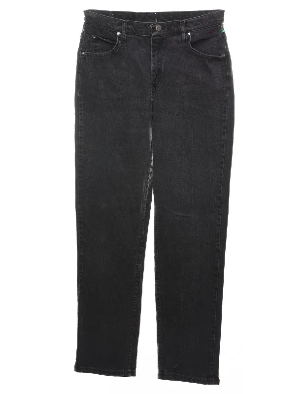 Lee Riders Black Tapered Jeans - W29 L31 Disco