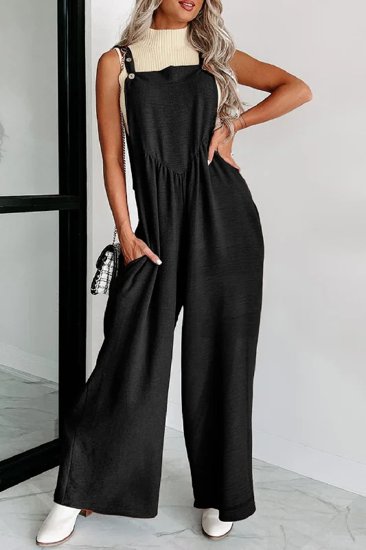 Square Neck Wide Strap Jumpsuit purpose