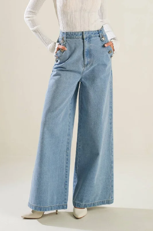 ADVENTURE AWAITS DENIM PANTS Practical Women's Multi - 