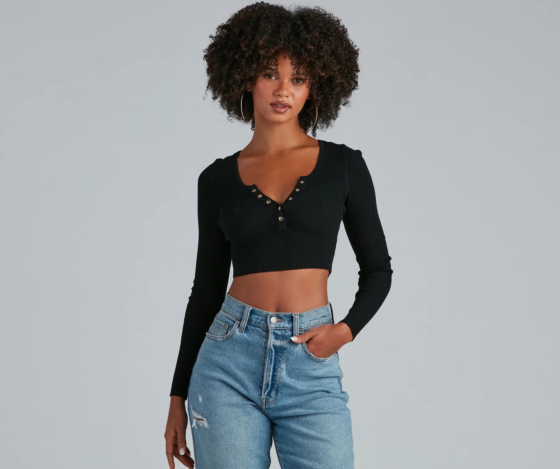 Snap A Pose Crop Top Vacation