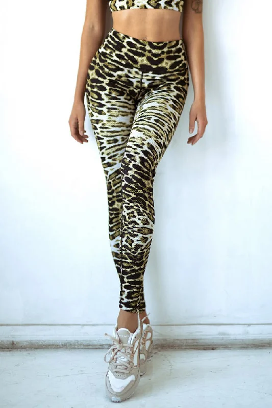 Lush Leopard Print Active Leggings European