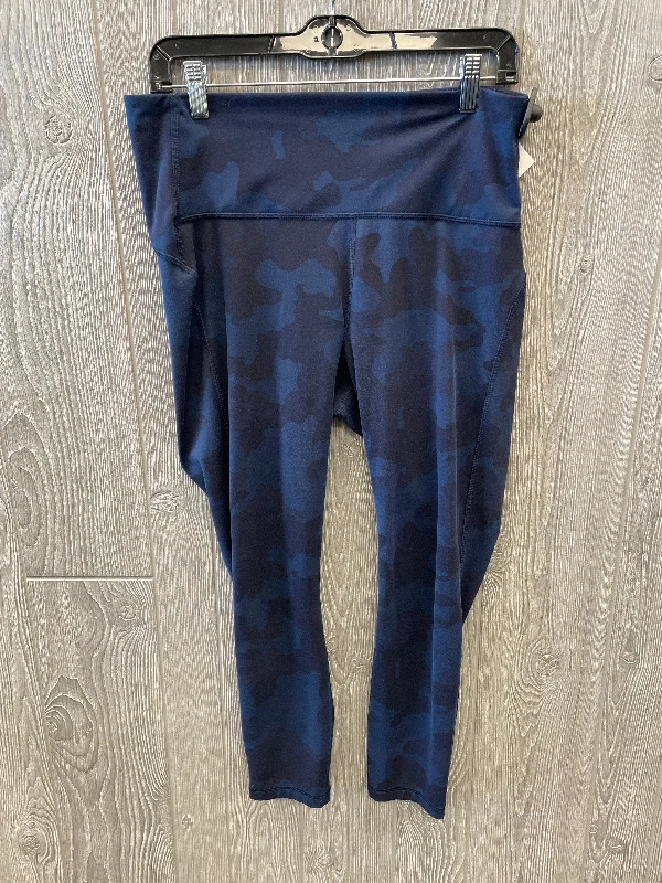 Athletic Leggings By All In Motion In Blue, Size: L Classic Women's Pin - striped
