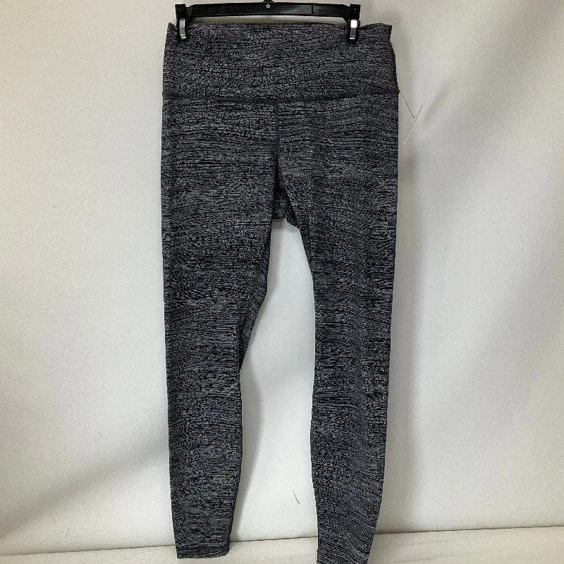 Athletic Leggings By Lululemon In Grey, Size: 10 Dynamic Women's High - energy