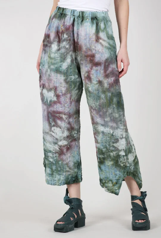 Rumpled Milo Lantern Pant, Waterlilies Sharp Women's Italian