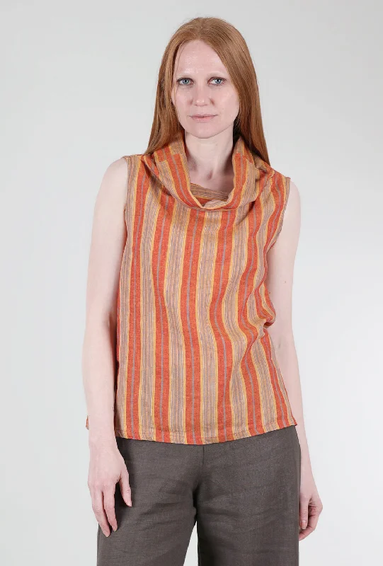 Etta Tank, Madrid Stripes Athletic Women's High - 