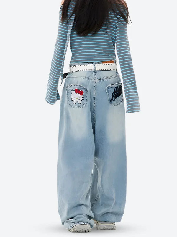 Hello Kitty Jeans Sustainable Organic