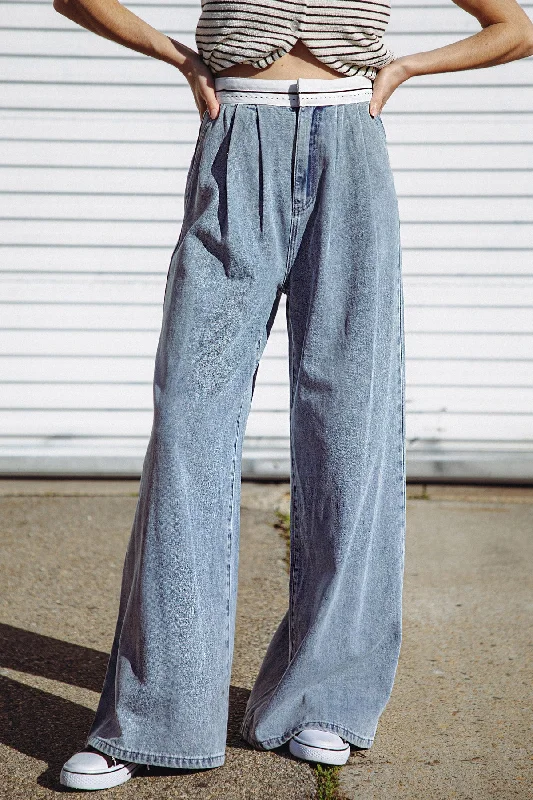 FOREVER WONDERING DENIM PANTS Scandinavian