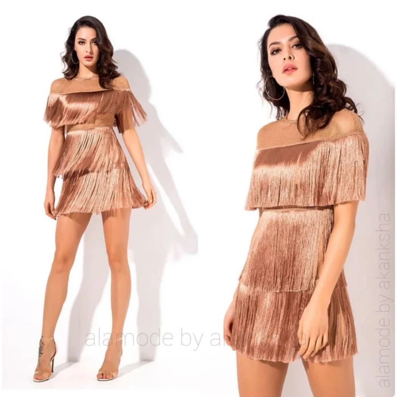 Araya Statement Tassel Dress Bold Women's Statement