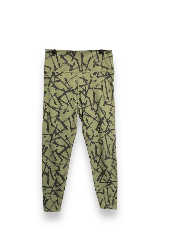 Athletic Leggings By Sage In Green, Size: M Sleek Women's 
