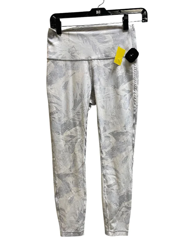 Athletic Leggings By Lululemon In White, Size: 6 Street