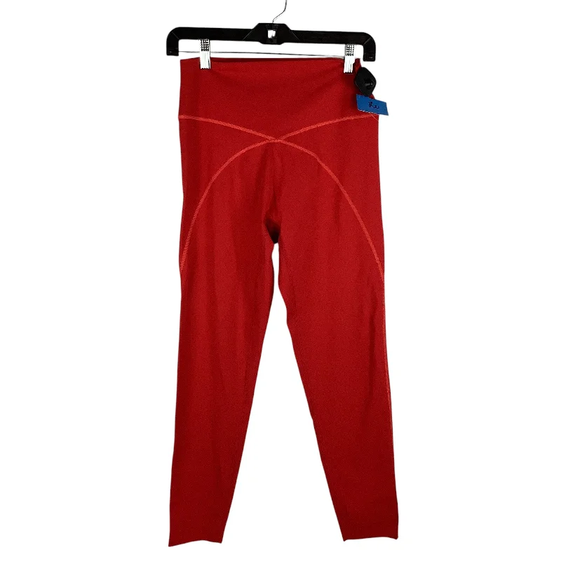 Athletic Leggings By Aerie In Red, Size: L garde