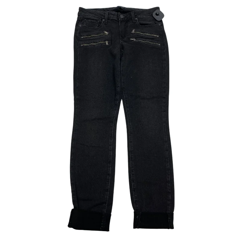 Jeans Designer By Paige In Black Denim, Size: 4 Youthful Women's Pop