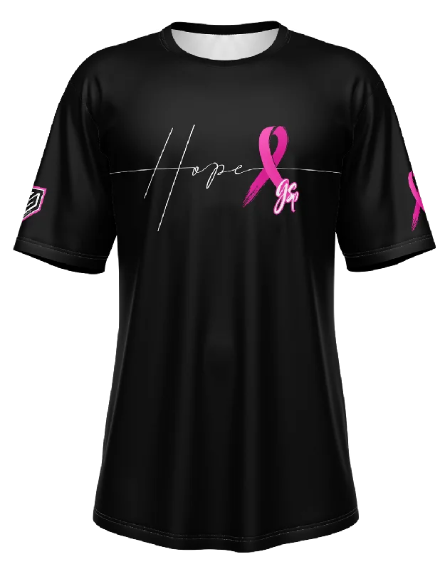 Breast Cancer Awareness Hope Jersey Sporty Women's Athleisure 