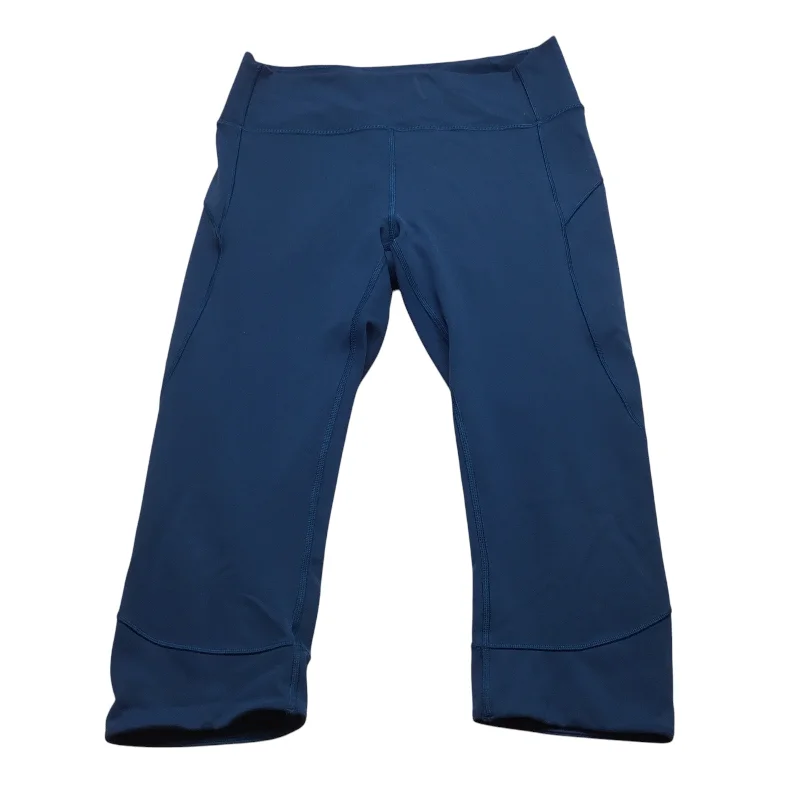 Athletic Leggings Capris By Lululemon In Blue, Size: 10 Practical Women's Quick - dry