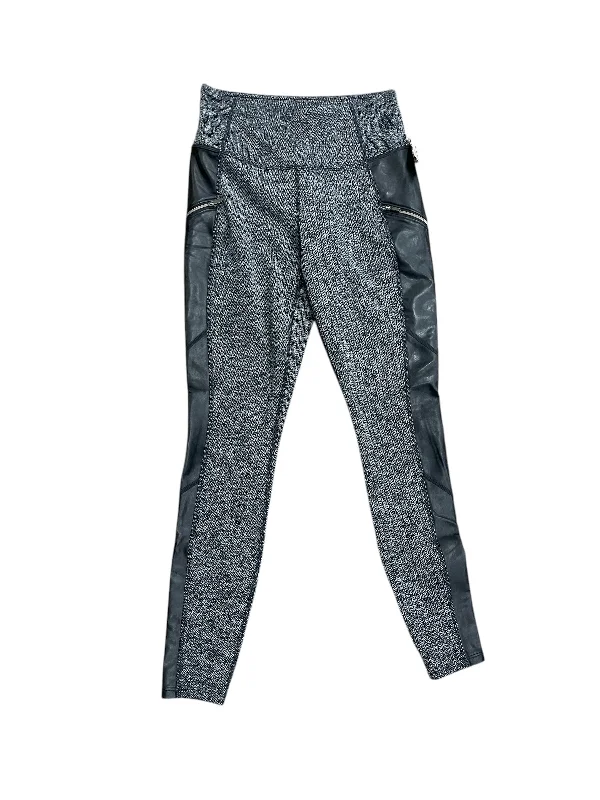 Athletic Leggings By Athleta In Grey, Size: Xs Cool Women's Distressed