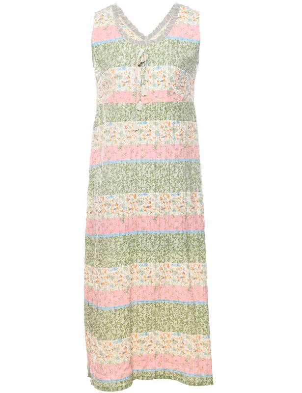 Floral Print Dress - M Sporty Women's Tennis