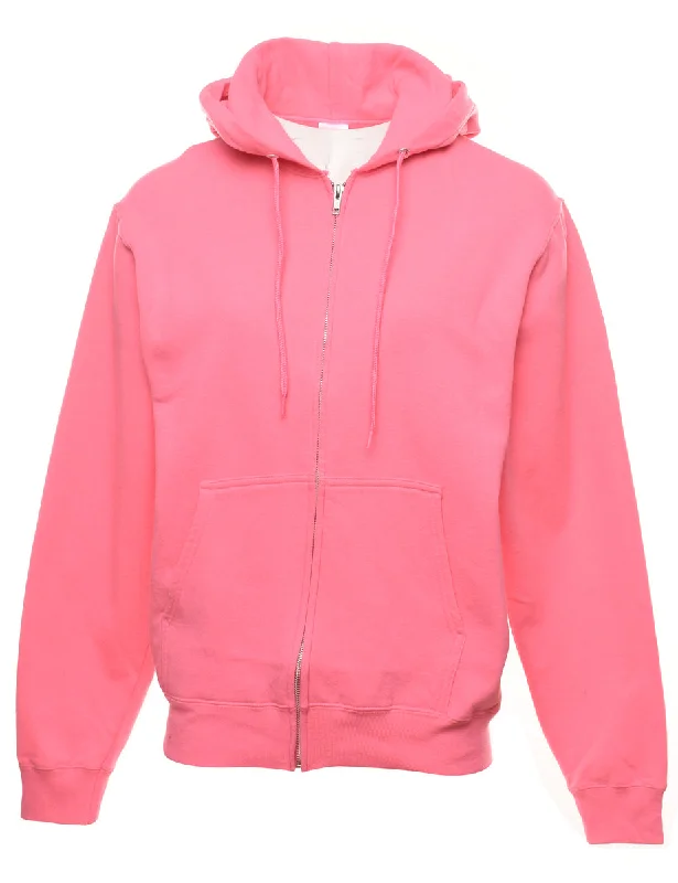 Pale Pink Hooded Sweatshirt - S Youthful Women's Pop