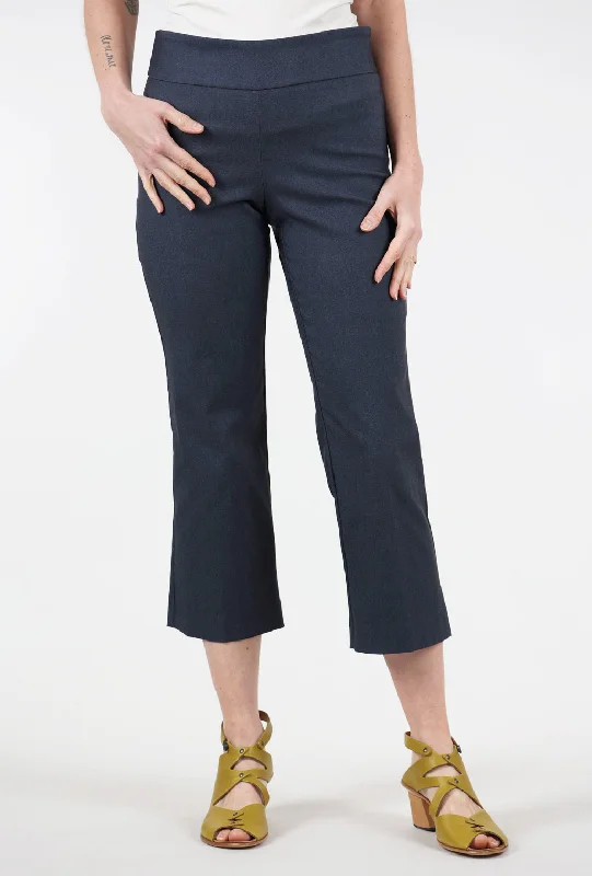 Cropped Flare Pant, Denim Trendy Women's Oversized