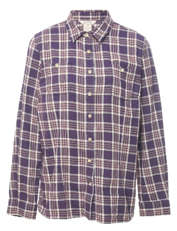 Duluth Trading Checked Shirt - M Athletic Women's 