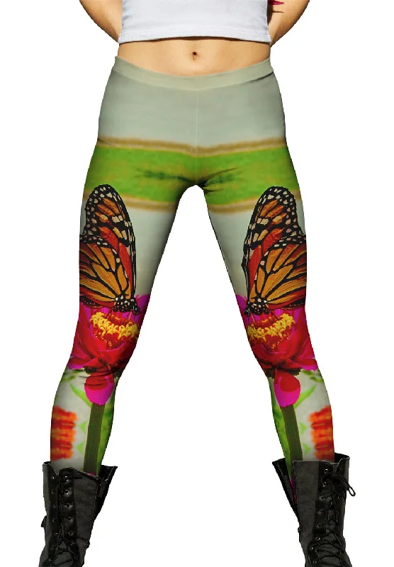 Pink Flower Butterfly Elegant Women's Formal 