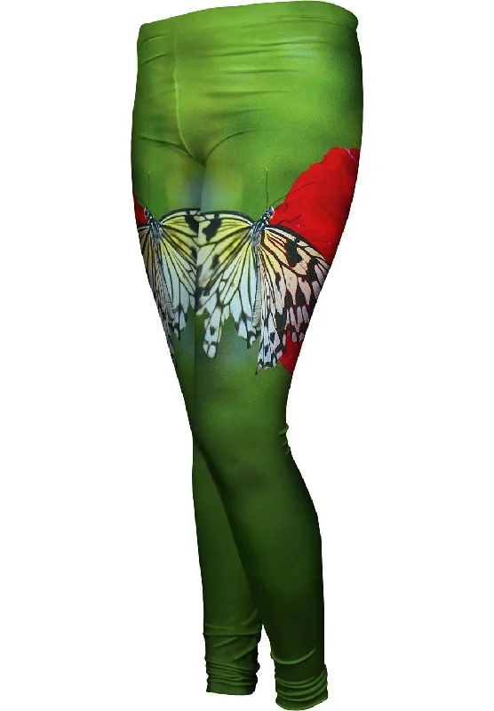 Fanciful White Butterfly Edgy Women's Punk