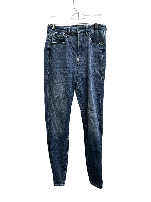 Jeans Skinny By Good American In Blue, Size: 6 Polished Women's Silk