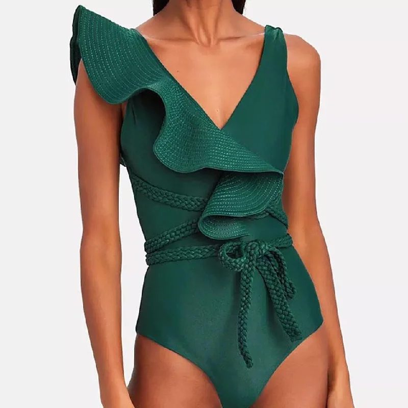 Oh Heaven Statement Swimsuit Casual Women's Loose - fitting