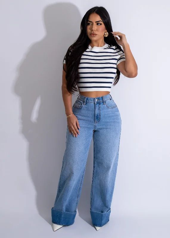 Vintage Indigo Jean Light Denim* Casual Women's Japanese 