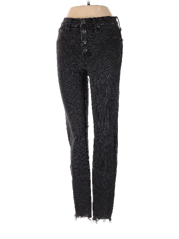 High-Rise Skinny Jeans in Dark Wash Trendy Women's 