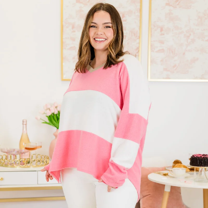 Smooth Days Ahead Pullover, Pink Earthy Women's 